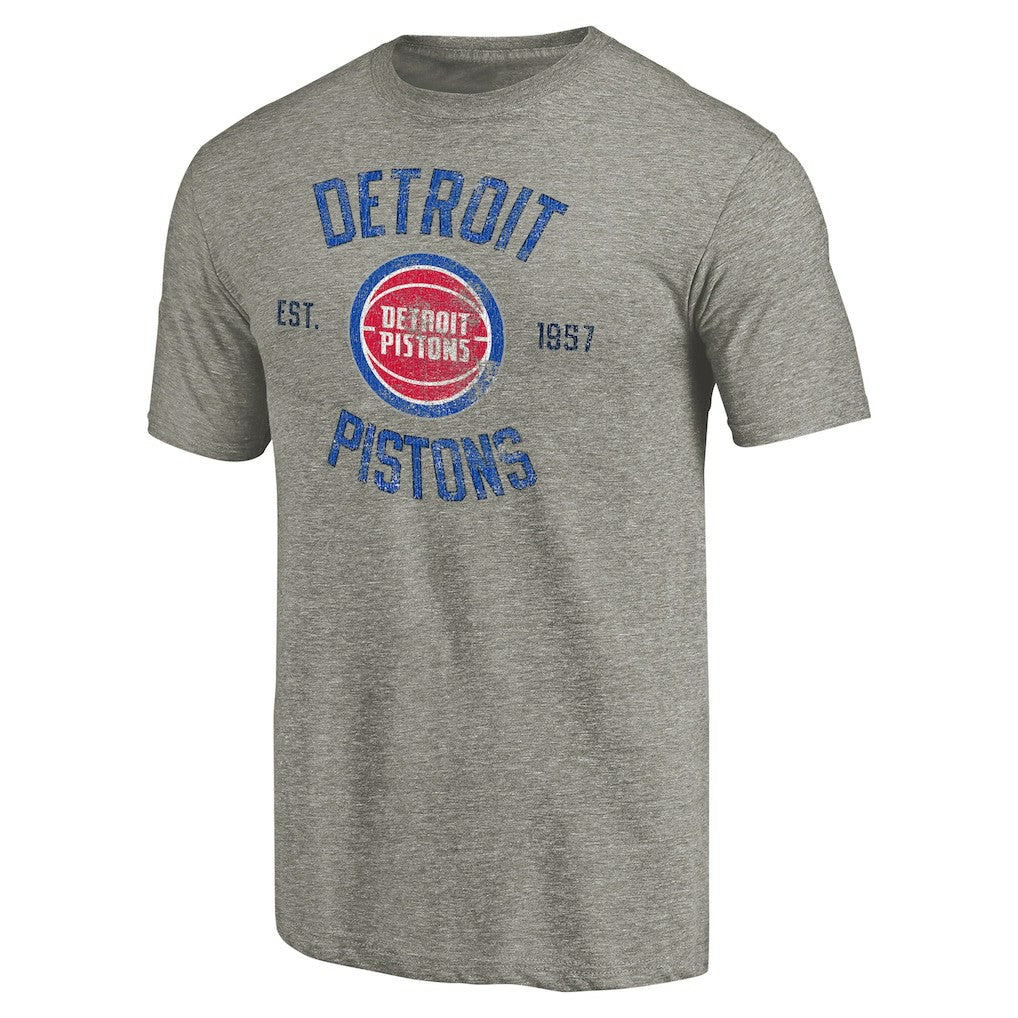 Detroit Pistons Team Heritage Tri-Blend T-Shirt sale