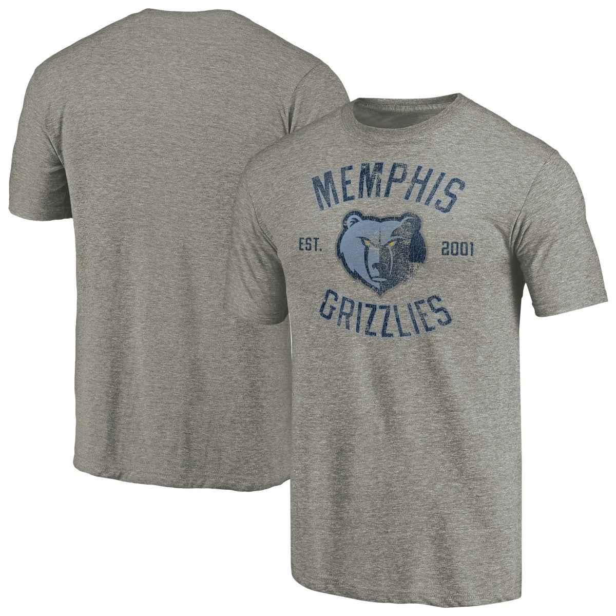 Memphis Grizzlies Team Heritage Tri-Blend T-Shirt