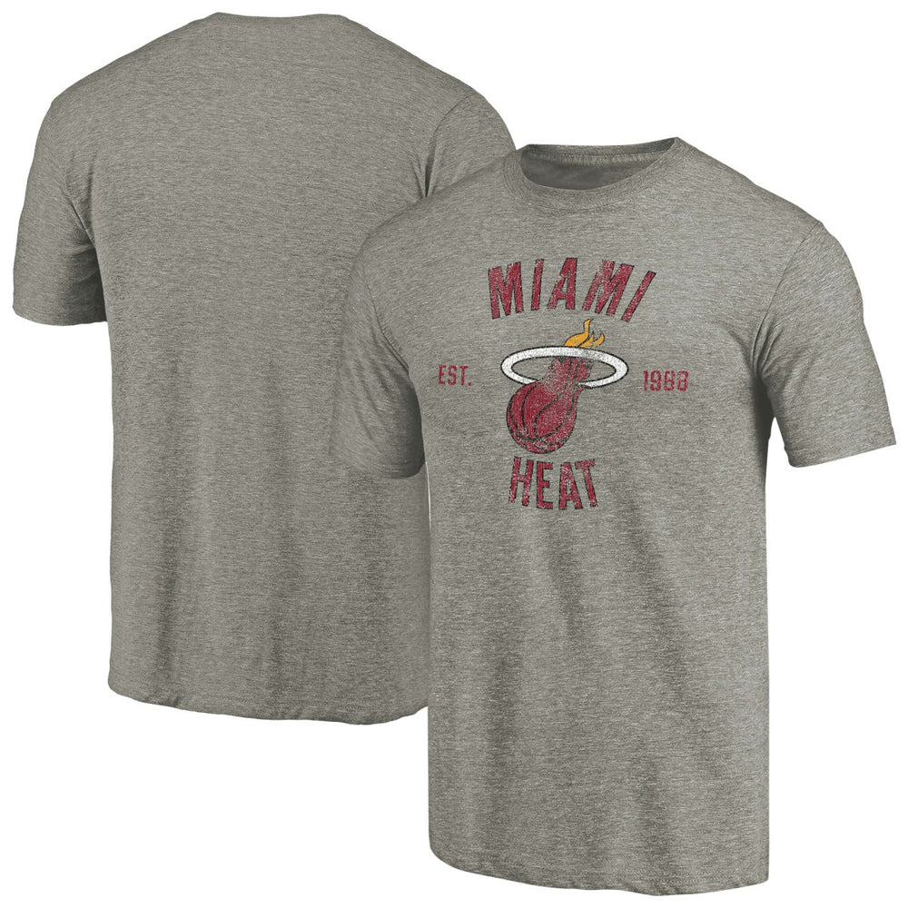 Miami Heat Team Heritage Tri-Blend T-Shirt