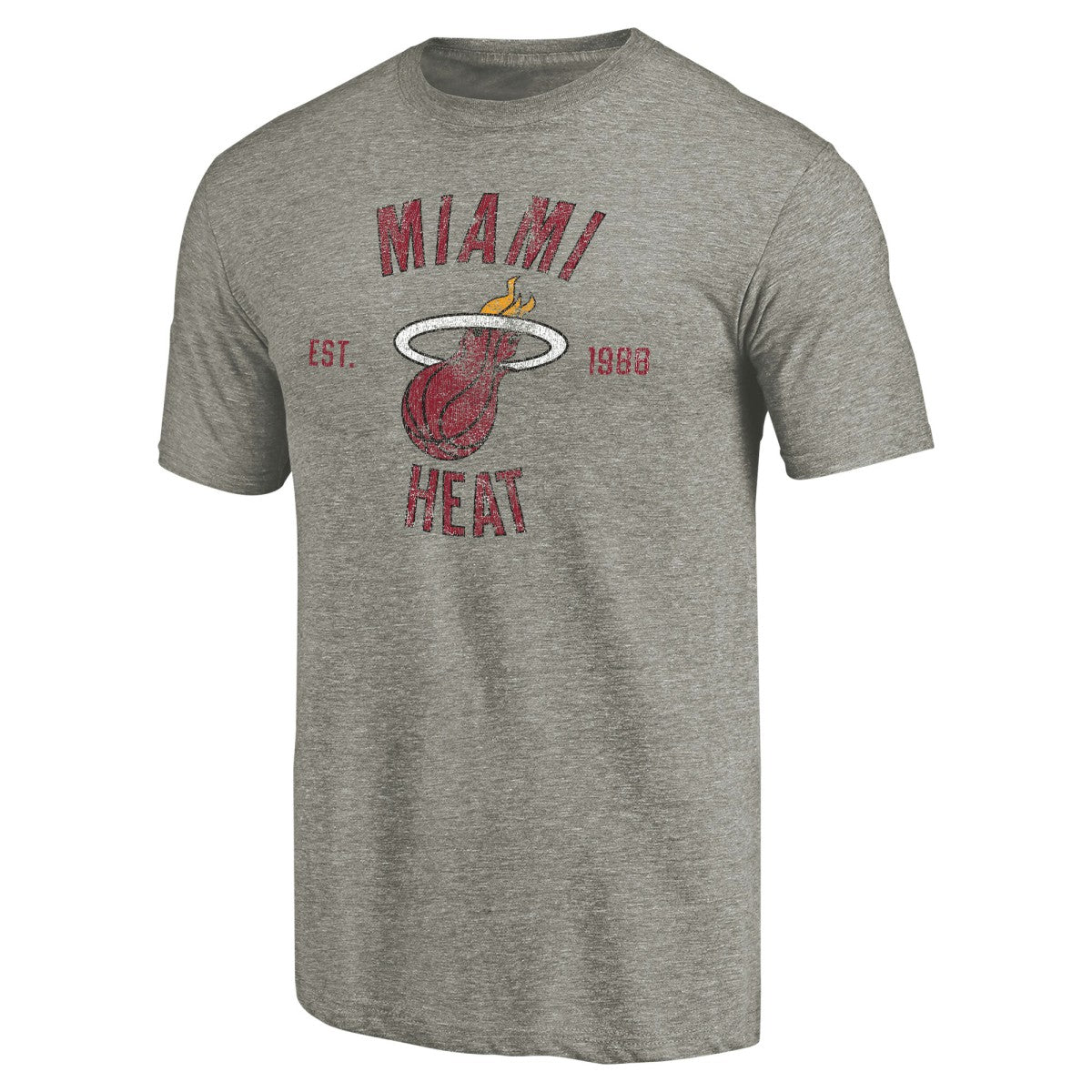 Miami Heat Team Heritage Tri-Blend T-Shirt