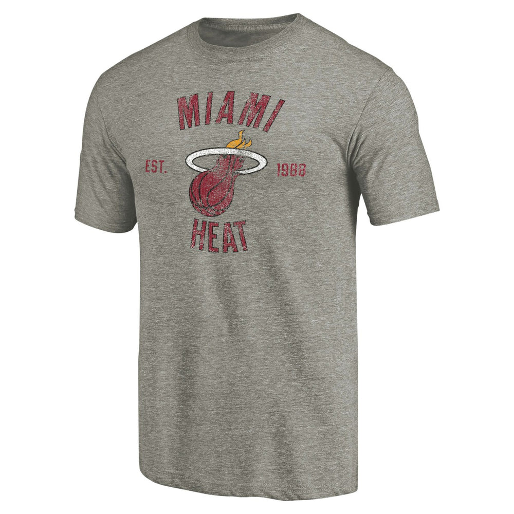 Miami Heat Team Heritage Tri-Blend T-Shirt