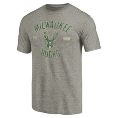Milwaukee Bucks Team Heritage Tri-Blend T-Shirt