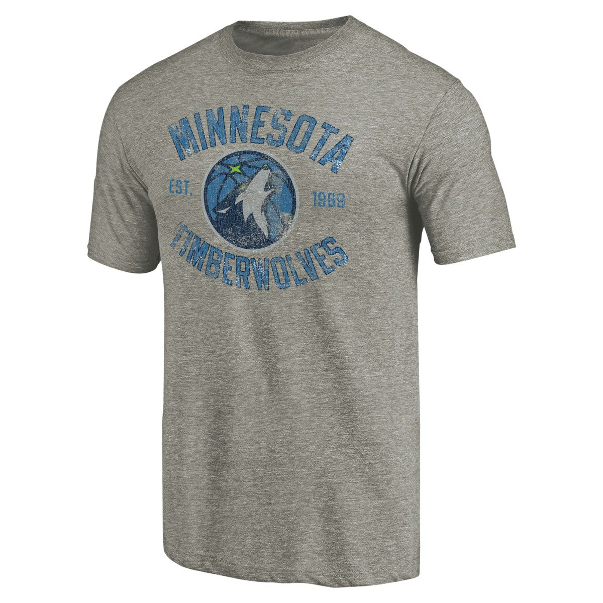 Minnesota Timberwolves Team Heritage Tri-Blend T-Shirt