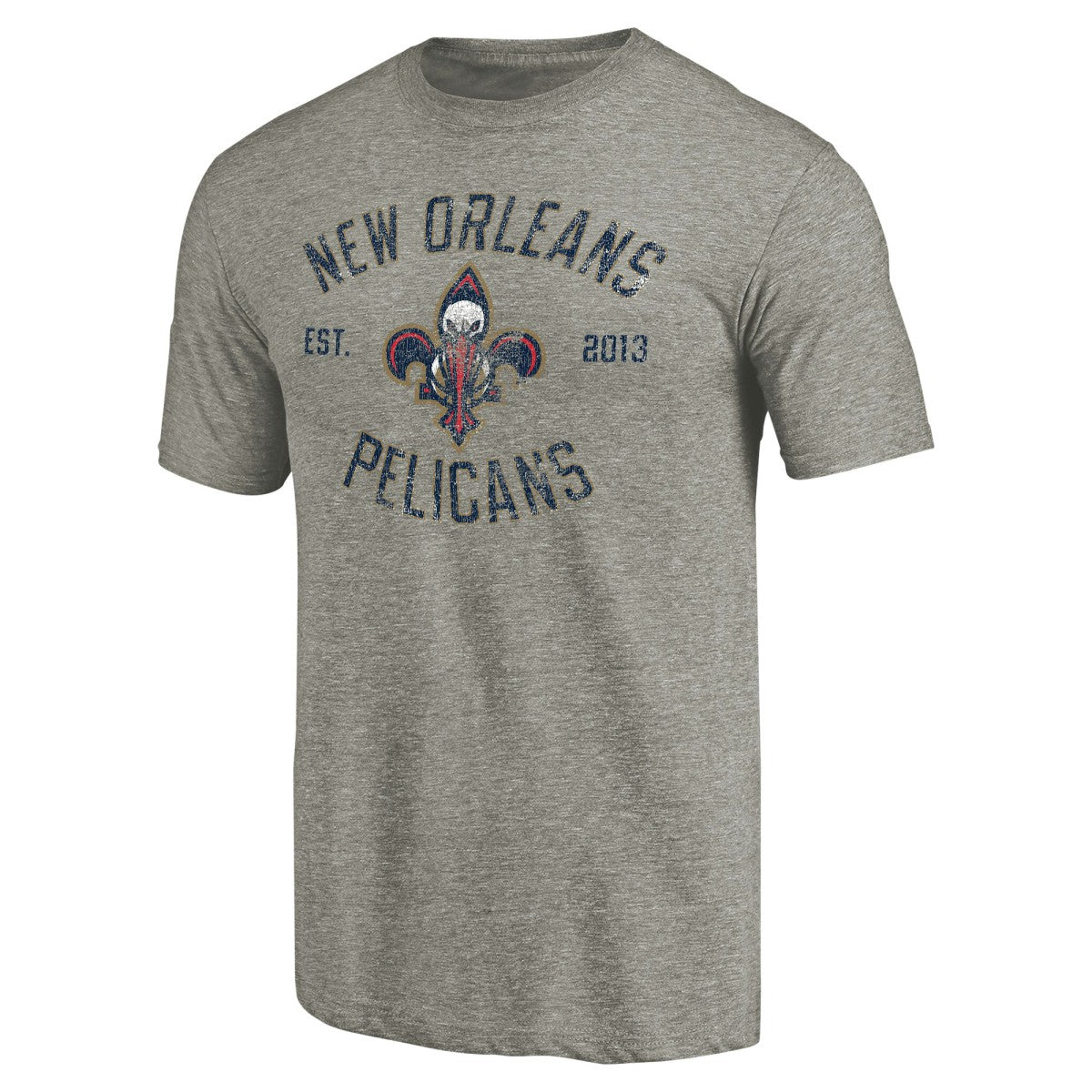 New Orleans Pelicans Team Heritage Tri-Blend T-Shirt