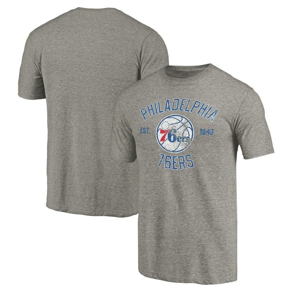 Philadelphia 76ers Team Heritage Tri-Blend T-Shirt