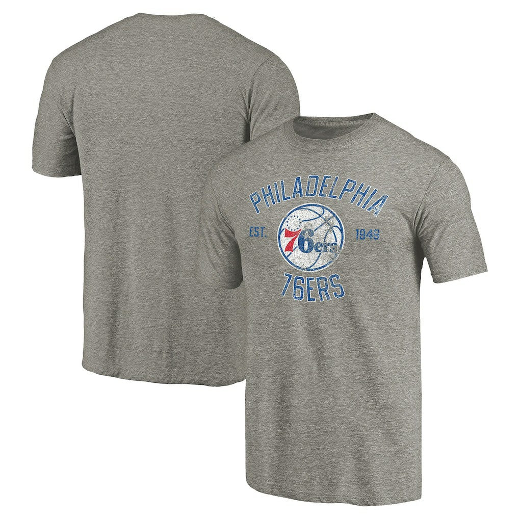 Philadelphia 76ers Team Heritage Tri-Blend T-Shirt