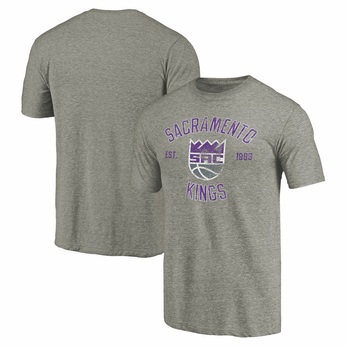 Sacramento Kings Team Heritage Tri-Blend T-Shirt