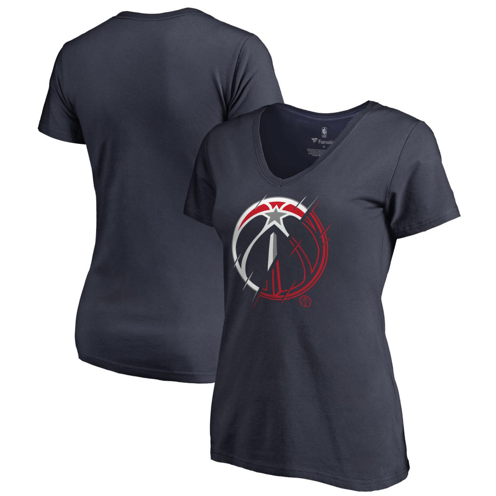 Washington Wizards Women's X-Ray Slim Fit V-Neck T-Shirt