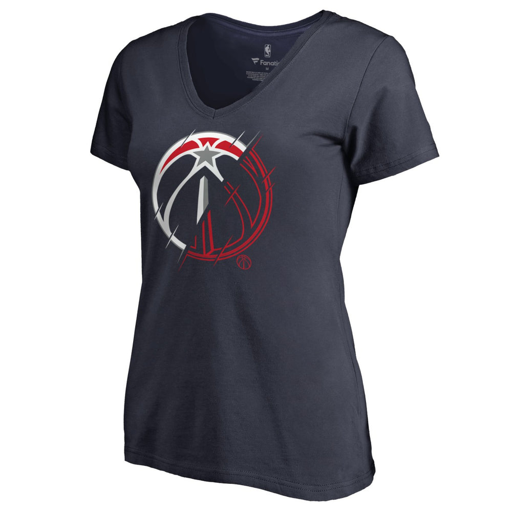Washington Wizards Women's X-Ray Slim Fit V-Neck T-Shirt