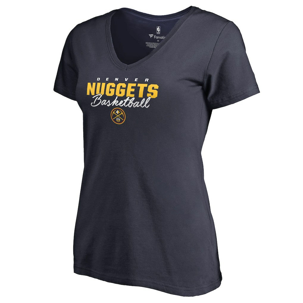 Denver Nuggets Women's Script Assist V-Neck T-Shirt sale