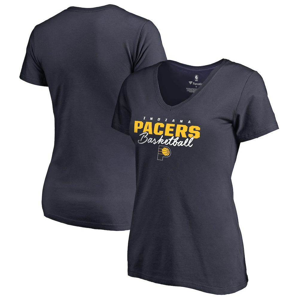 Indiana Pacers Women's Script Assist V-Neck T-Shirt