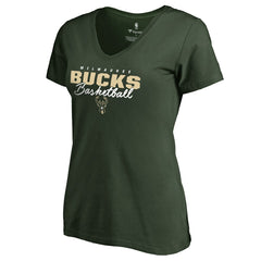 Milwaukee Bucks Women's Script Assist T-Shirt