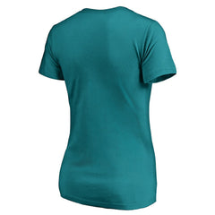 Women's X-Ray Slim Fit V-Neck T-Shirt - Miami Dolphins T-shirts