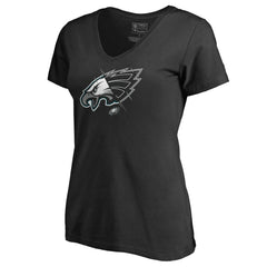 Women's X-Ray Slim Fit V-Neck T-Shirt - Philadelphia Eagles T-shirts