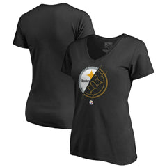 Women's X-Ray Slim Fit V-Neck T-Shirt - Pittsburgh Steelers T-shirts