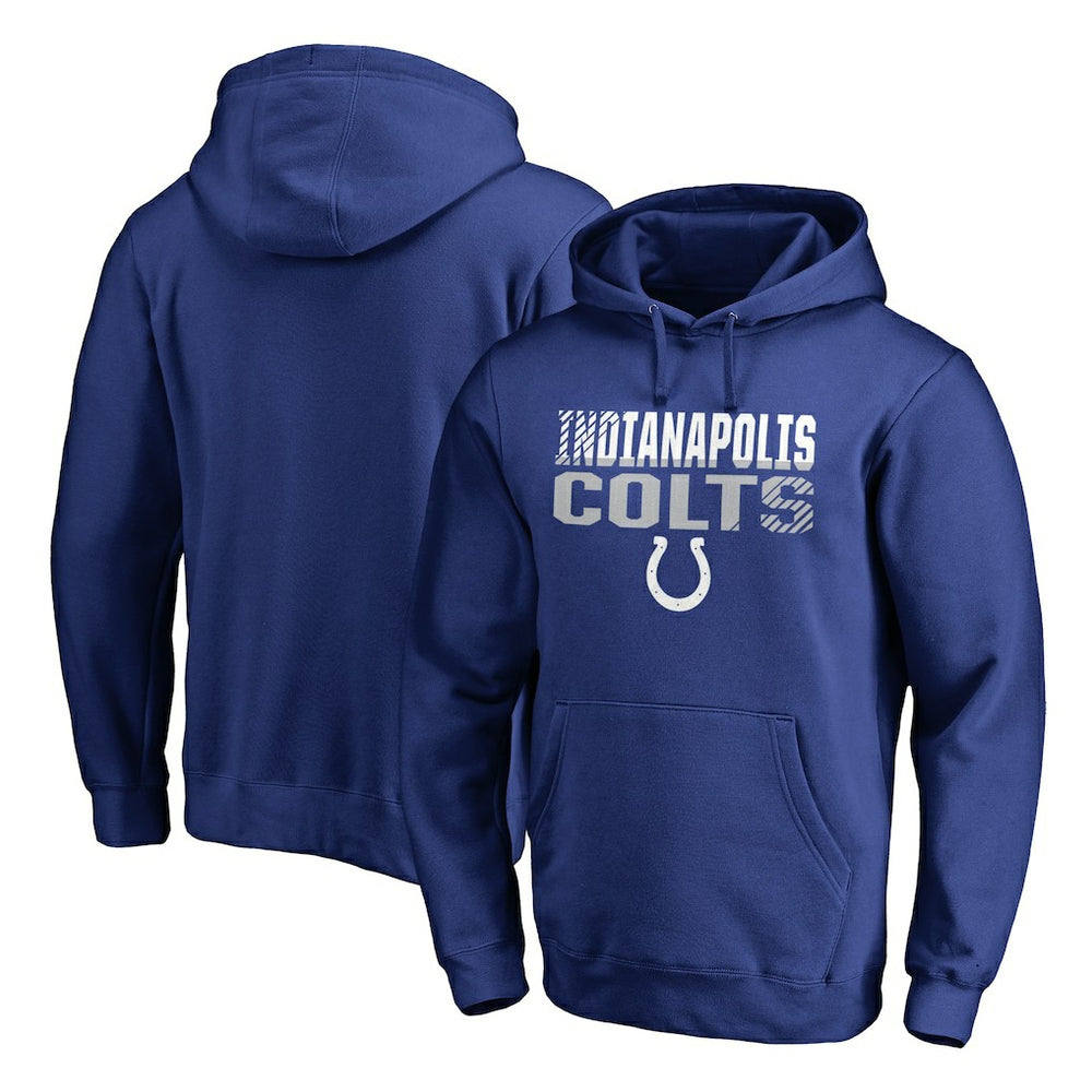 Iconic Collection Fade Out Pullover Hoodie - Indianapolis Colts Hoodies