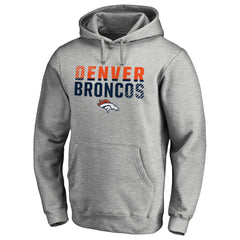 Iconic Collection Fade Out Pullover Hoodie - Denver Broncos Hoodies