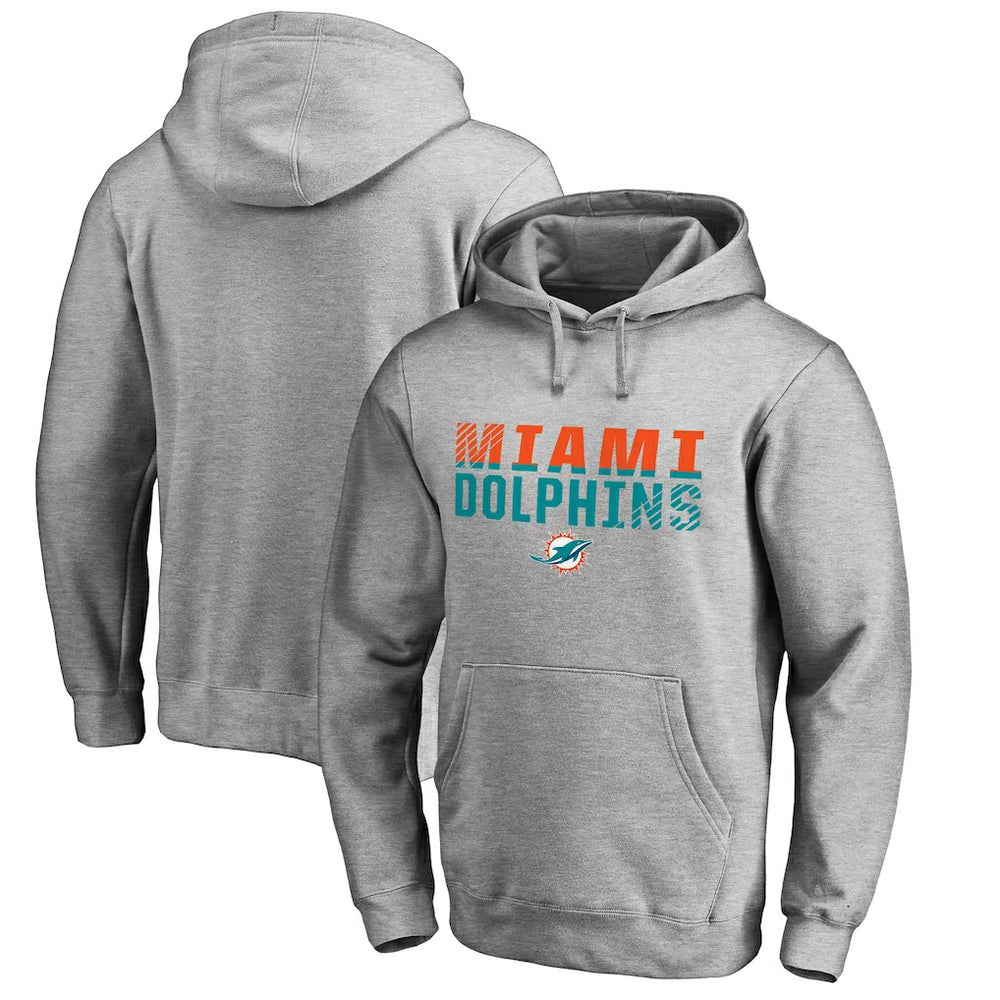 Iconic Collection Fade Out Pullover Hoodie - Miami Dolphins Hoodies