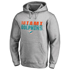 Iconic Collection Fade Out Pullover Hoodie - Miami Dolphins Hoodies