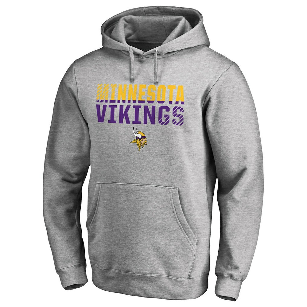 Iconic Collection Fade Out Pullover Hoodie - Minnesota Vikings Hoodies