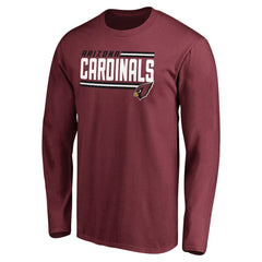 Iconic Collection On Side Stripe Long Sleeve T-Shirt - Arizona Cardinals T-shirts