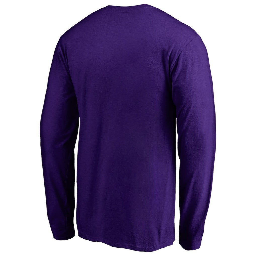 Iconic Collection On Side Stripe Long Sleeve T-Shirt - Baltimore Ravens T-shirts
