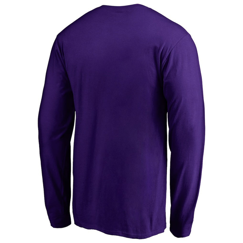 Iconic Collection On Side Stripe Long Sleeve T-Shirt - Baltimore Ravens T-shirts