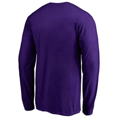 Iconic Collection On Side Stripe Long Sleeve T-Shirt - Baltimore Ravens T-shirts