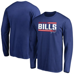 Iconic Collection On Side Stripe Long Sleeve T-Shirt - Buffalo Bills T-shirts