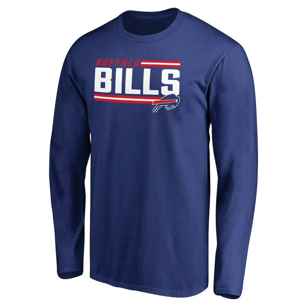 Iconic Collection On Side Stripe Long Sleeve T-Shirt - Buffalo Bills T-shirts