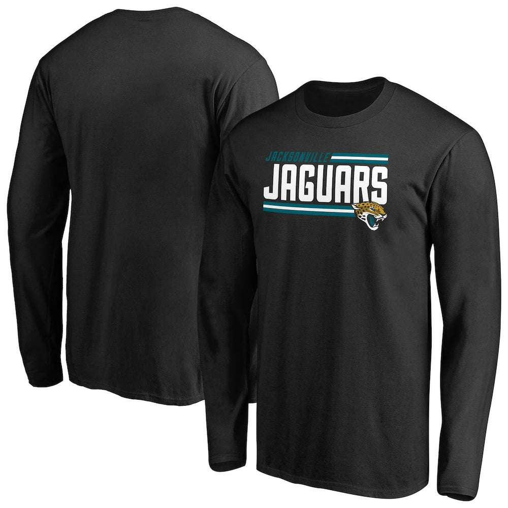 Iconic Collection On Side Stripe Long Sleeve T-Shirt - Jacksonville Jaguars T-shirts