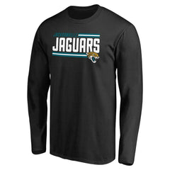 Iconic Collection On Side Stripe Long Sleeve T-Shirt - Jacksonville Jaguars T-shirts