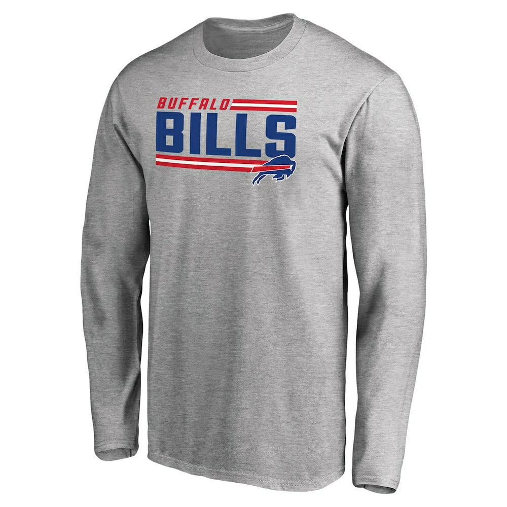 Iconic Collection On Side Stripe Long Sleeve T-Shirt - Buffalo Bills T-shirts