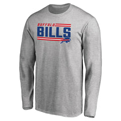 Iconic Collection On Side Stripe Long Sleeve T-Shirt - Buffalo Bills T-shirts