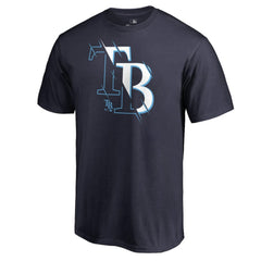 Navy Tampa Bay Rays X-Ray T-Shirt