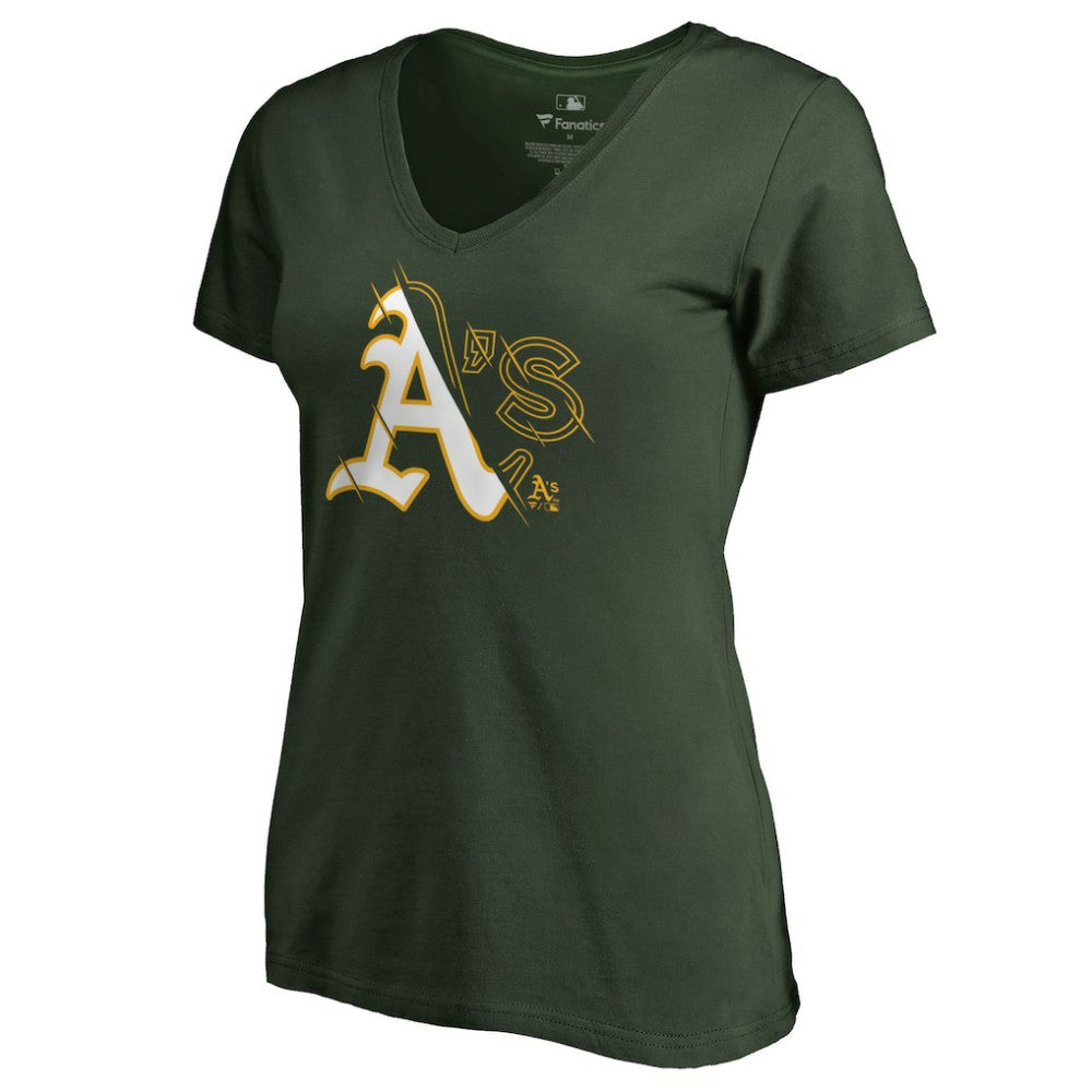 Green Athletics Women's X-Ray V-Neck T-Shirt