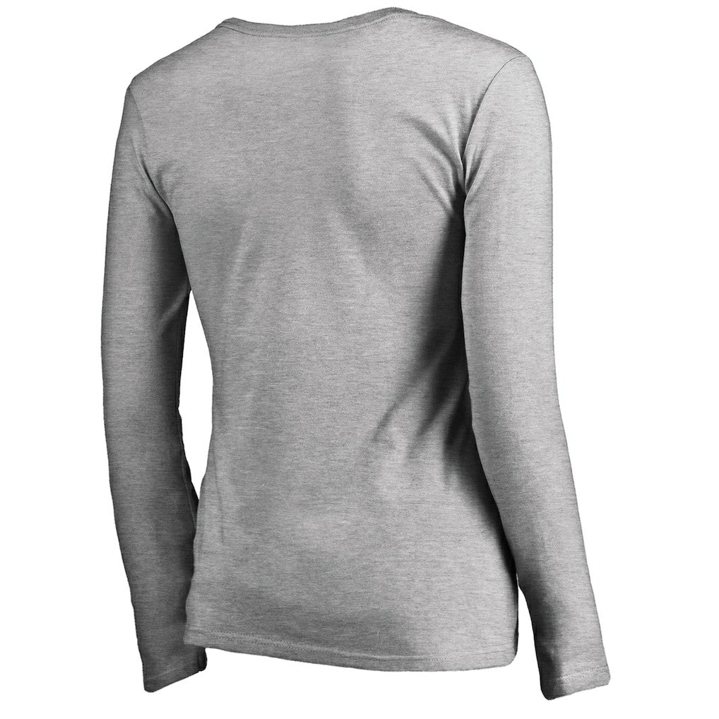 Women's Iconic Collection Script Assist Long Sleeve V-Neck T-Shirt - Arizona Cardinals T-shirts