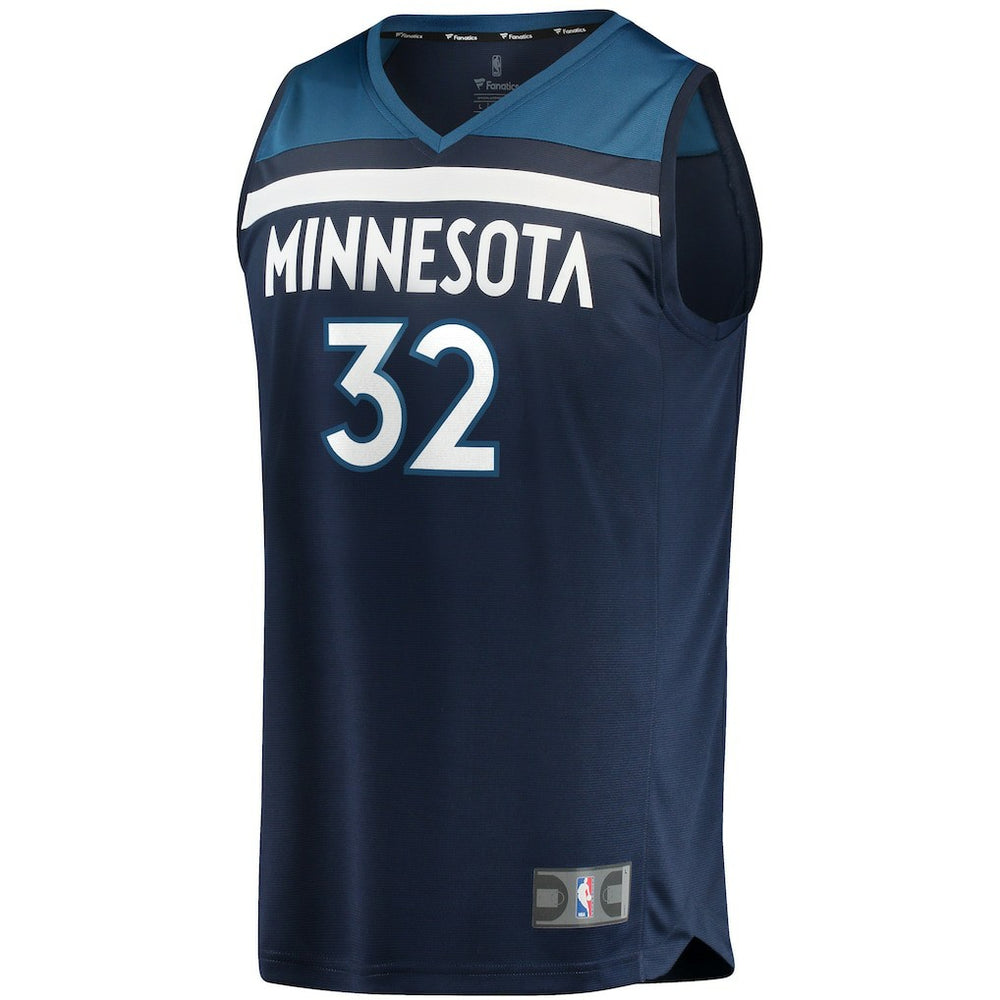 Fanatics Karl-Anthony Towns Minnesota Timberwolves Fast Break Replica Player Jersey Navy