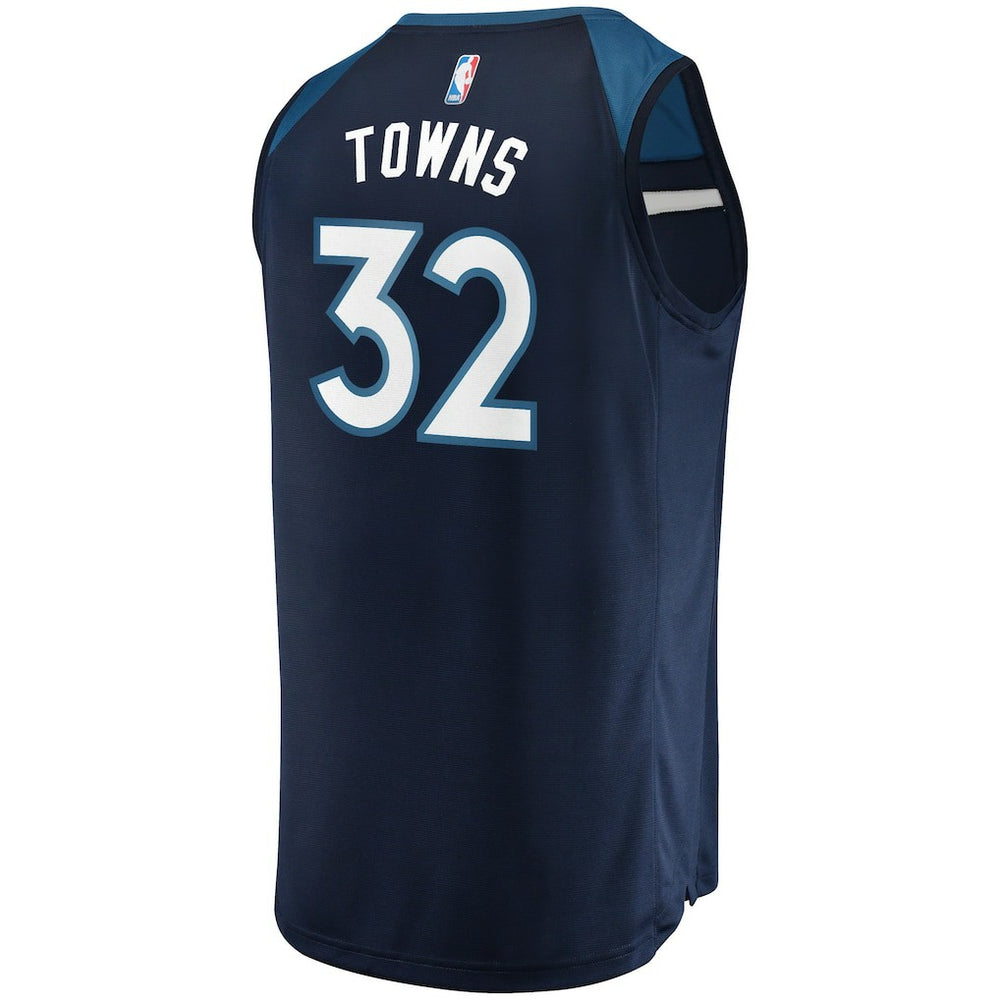 Fanatics Karl-Anthony Towns Minnesota Timberwolves Fast Break Replica Player Jersey Navy