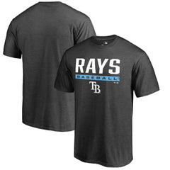Ash Tampa Bay Rays Win Stripe T-Shirt