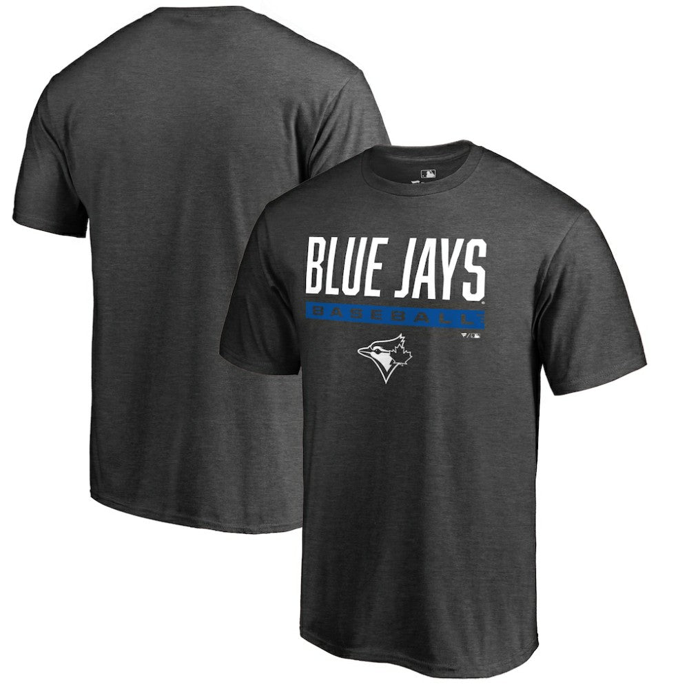 Ash Toronto Blue Jays Win Stripe T-Shirt