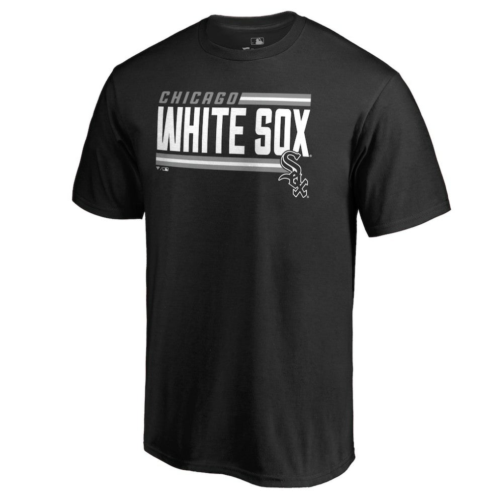 Black Chicago White Sox Onside Stripe T-Shirt