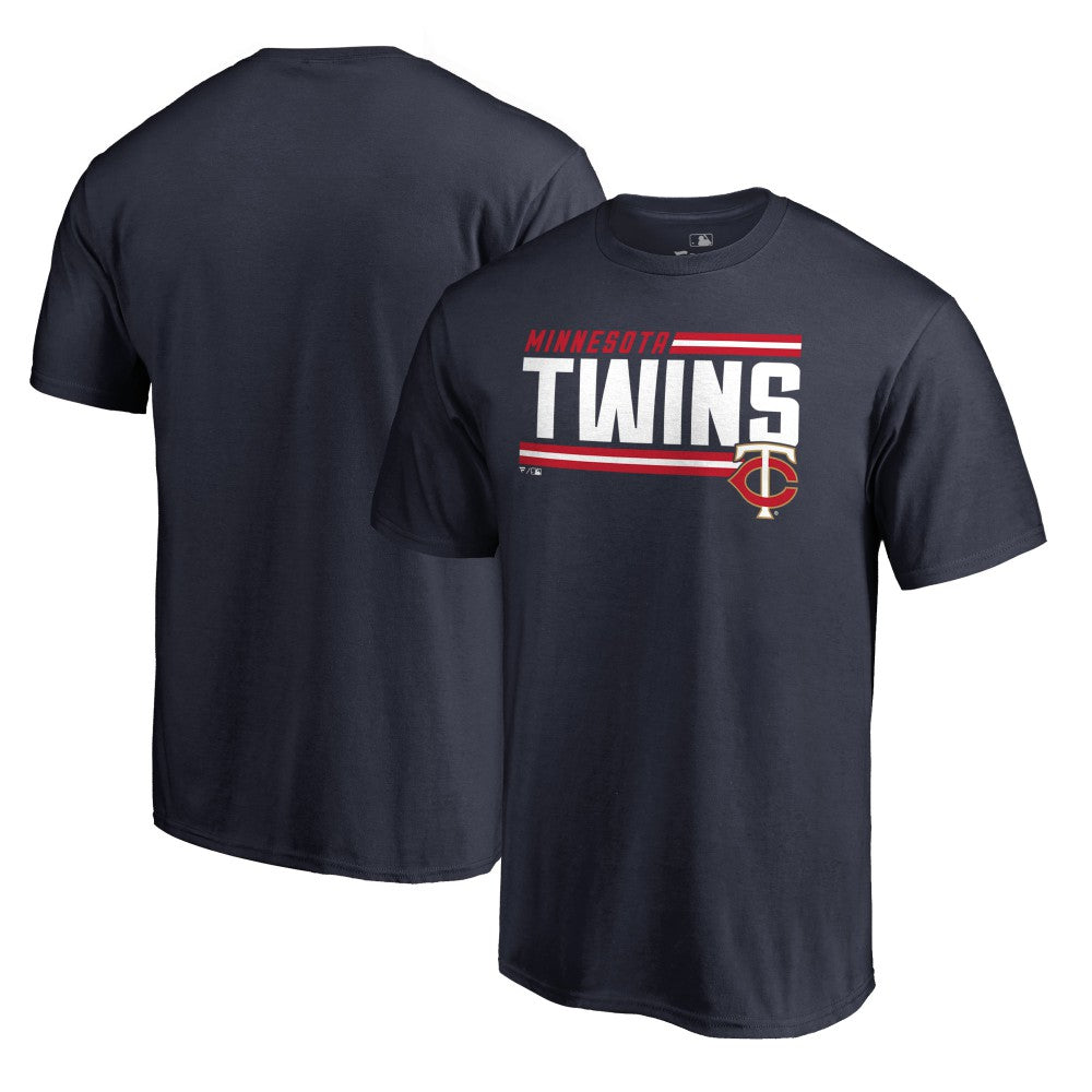 Navy Minnesota Twins Onside Stripe T-Shirt