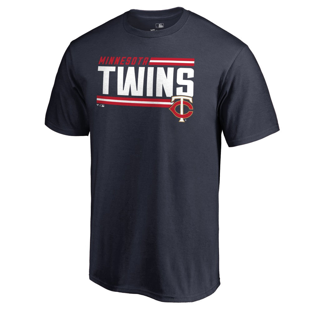 Navy Minnesota Twins Onside Stripe T-Shirt