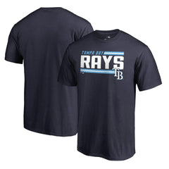 Navy Tampa Bay Rays Onside Stripe T-Shirt