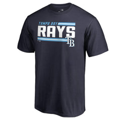 Navy Tampa Bay Rays Onside Stripe T-Shirt