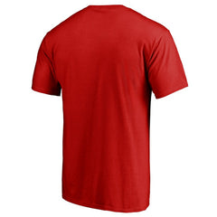 Red Washington Nationals Onside Stripe T-Shirt