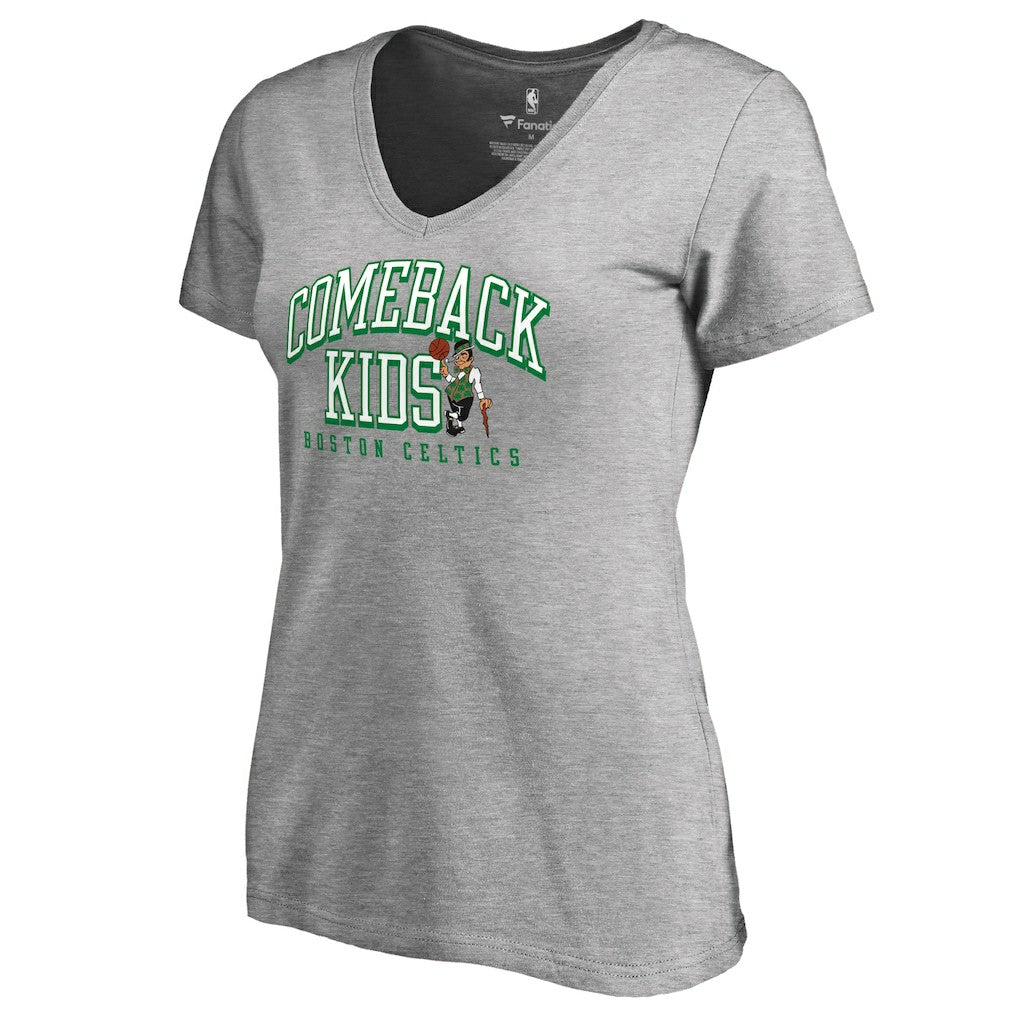 Boston Celtics Women's Comeback Kids V-Neck T-Shirt