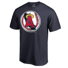 Navy California Angels Cooperstown Collection Vintage Forbes T-Shirt