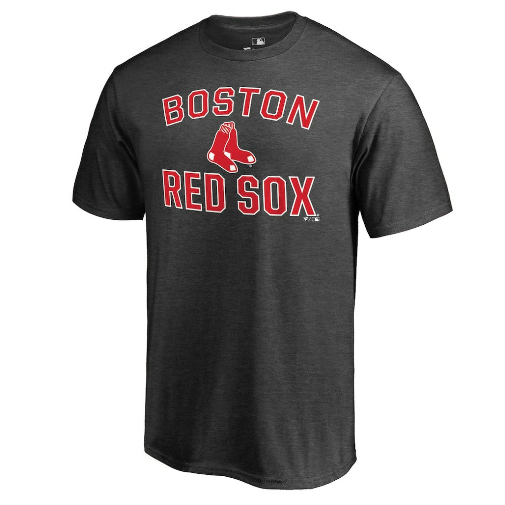 Heathered Gray Boston Red Sox Core Basics Victory Arch II T-Shirt